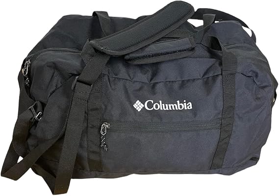 Columbia Easy Out Duffle Packable Lightweight Sport Gym Travel Bag (Small, Black)