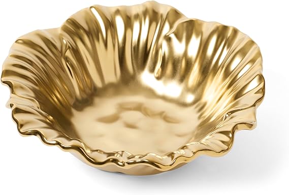 Elegance Leeber Limited 69325 Botanic Collection Titanium Porcelain Sunflower Bowl 6.76'