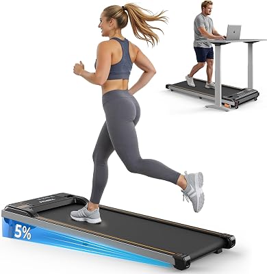 Walking Pad Treadmill with Incline, 2.5 HP Under Desk Treadmill for Home Office Small Spaces, 3 in 1 Walking pad, LED Display