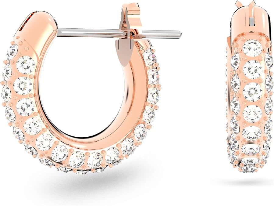 Swarovski Stone Crystal Pierced Hoop Earring Jewelry Collection