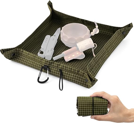 HIKEMAN Mini Hiking Seat Mat,Portable Lightweight Folding Mat,Outdoor Sitting Pad, Double-Sided Waterproof seat Cushion,Suitable Camping Seat for Picnic, Camping, Hiking