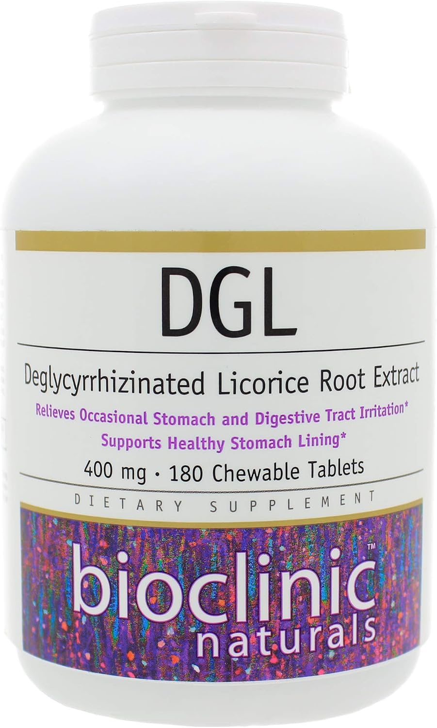 DGL 180 Tablets - 3 Pack - Bioclinic Naturals