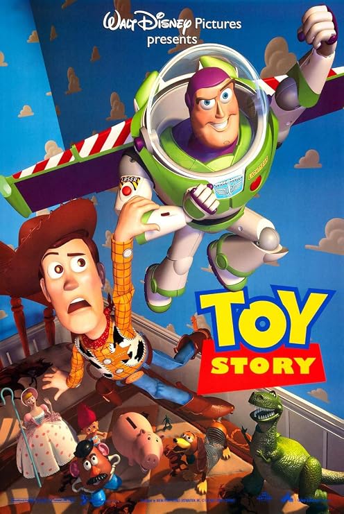 TOY STORY MOVIE POSTER 2 Sided Very Rare ORIGINAL 27x40
