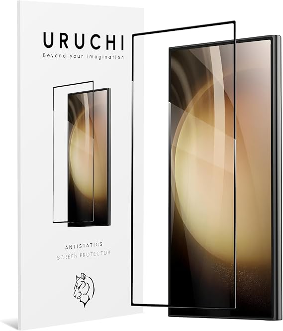 URUCHI Samsung S24 Ultra Anti-Static Screen Protector, HD Full Scope Screen Cover Window Film