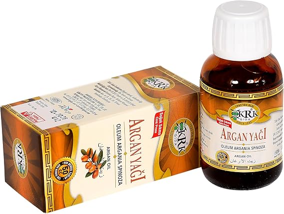 Doğal Argan Yağı (50 ml), Soğuk Sıkma, KRK Gıda, Argan Oil, Oleum Argania Spinoza, Cold Press