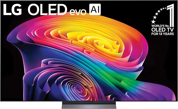 LG 77-Inch Class OLED evo AI 4K C6 Series Smart TV w/Dolby Atmos, Dolby Vision, HDR10, AI Super Upscaling 4K, Filmmaker Mode, Wow Orchestra, Compatible with Alexa (OLED77C6HUP, 2026)