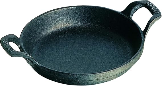 STAUB Mini dish Round 12cm Black