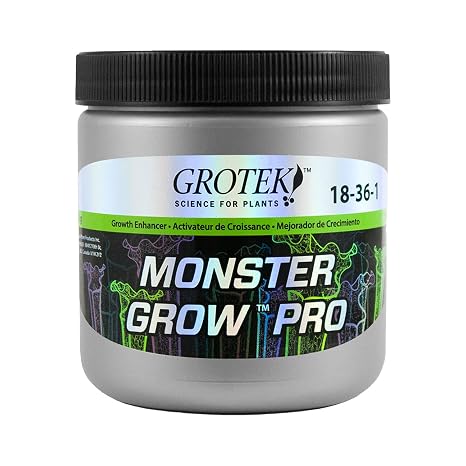 Grotek GTMG6030 500 Gram Monster Grow Pro 18-36-1 NPK Nutrient Supplement Fertilizer Enhancer Blend for Vegetative and Pre-Flowering Stage