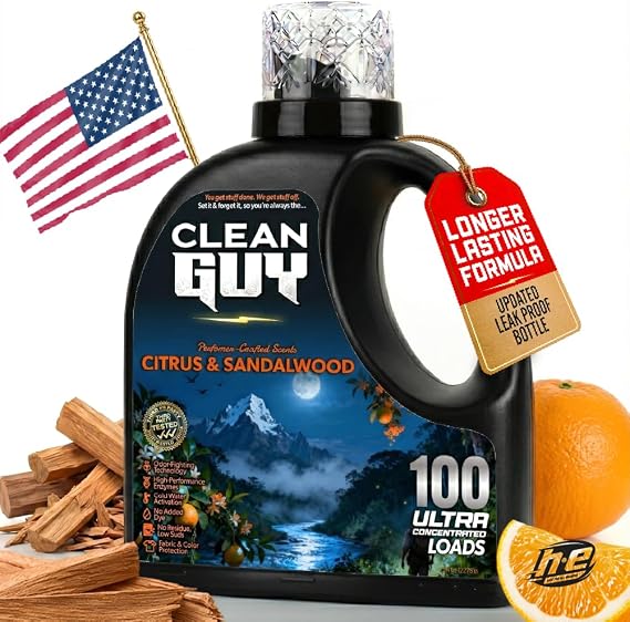 Laundry Detergent, Citrus & Sandalwood, Odor Eliminator 100 Loads