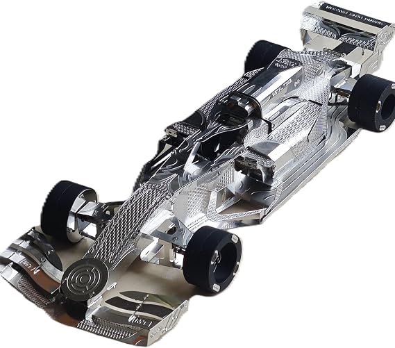 Race Car Mechanical Model, F1 car Metal Model Kit, 3D Metal Model Kits to Build for Adults, Model Formula One Grand Prix Falcon by Metal Time.