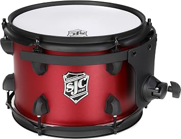 SJC Custom Drums Pathfinder Mounted Tom - 7 inches x 10 inches, Firecracker Red, Sweetwater Exclusive