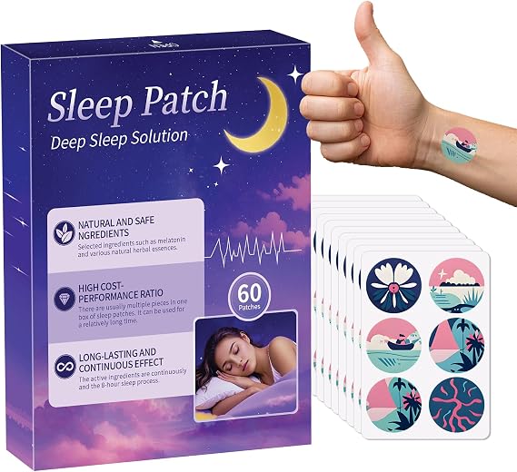 Sleep Patches for Adults, 60 Pack Upgraded Deep Sleep Patches