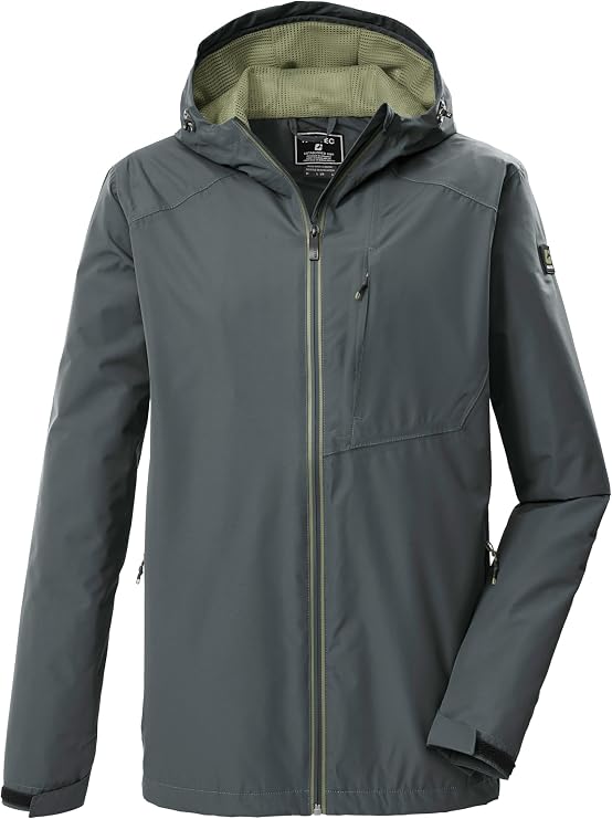 Killtec Men's Kos 56 Mn Jacket Functional Jacket / Outdoor Jacket with Hood Packable
