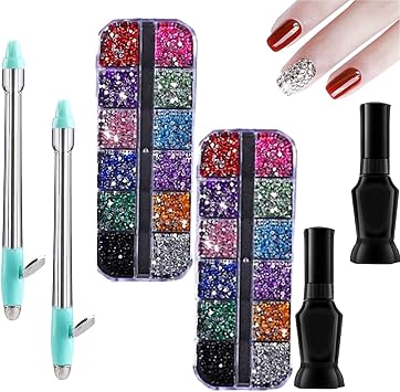 DIY Diamond Embroidery Pen, DIY Crystal Embroidery Pen, Diamond Embroidery Pen, Diamond Painting Pen, Diamond Painting Pen Tool Accessories Set (2 Set)