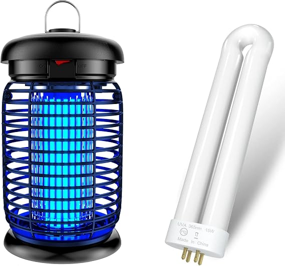 Insect Killer 3 m Cable + 1 x 15 W UV Replacement Bulb
