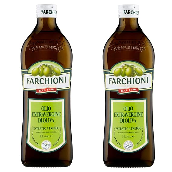 Farchioni Extra Virgin Olive Oil (1L) - Pack of 2