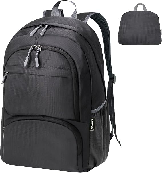 HOLYLUCK 20L lightweight packable Hiking Daypack Foldable Backpack for Men Women Small Travel Outdoor Foldable Shoulder Bag