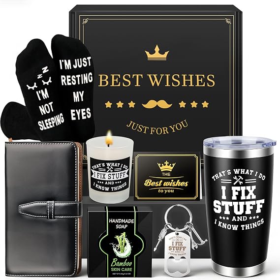 Giftota Gifts for Him, Funny Birthday Gift for Men Handyman Themed, Christmas, Father’s Day or White Elephant Gifts, Cool and Unique Gift Idea for Him Dad, Husband, Boyfriend, Friend or Coworker