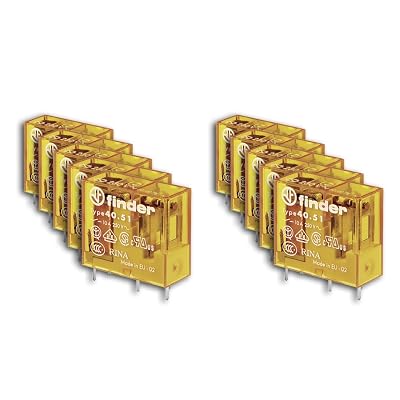 Finder 40.61.8.230.0000 SPDT 16A, 230V AC Coil, AgCdO Contact, Miniature PCBPlug-in Relay