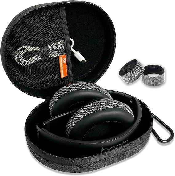 GEVO Travel Case for Beats Studio 2 3 Pro Headphones, Hard Carrying Case for Beats Studio Pro/Solo/Skullcandy Hesh 3/Anker Wireless Over-Ear Headsets (Grey)