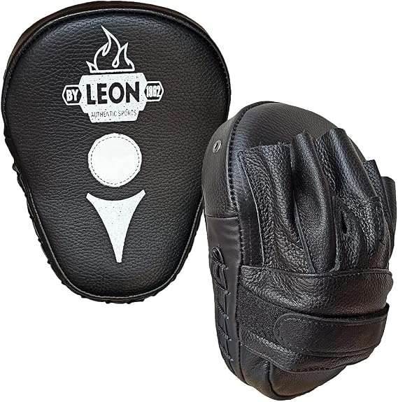 Leon Ultimate Hakiki Deri Boks ve Kick Boks El Lapası Ellik