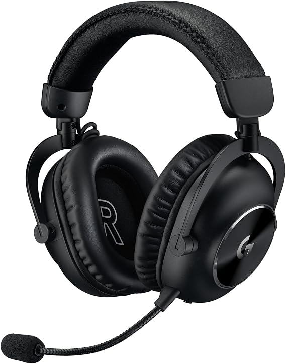 Logitech G PRO X 2 Lightspeed Wireless Gaming Headset - Black | Bluetooth/USB/3.5mm Aux for PC, Detachable Boom Mic, DTS:X 2.07.1 Surround, 50mm Graphene Drivers