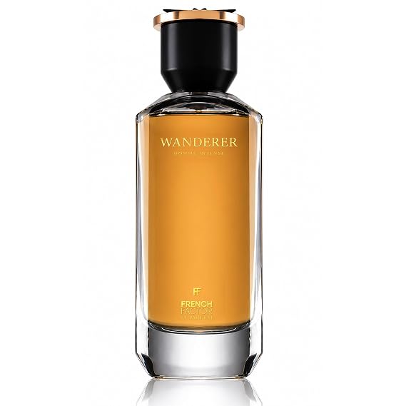 French Factor Wanderer Homme Intense Eau de Parfum for Men | Premium Long-Lasting Oriental Perfume, 100ml (3.3 Fl Oz) | Bold Notes of Elegant Iris, Rugged Leather, Exotic Oud & Warm Cedarwood