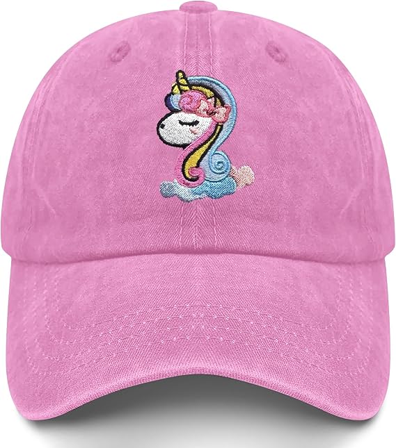 Embroidered Kids Hat, Cute Hat, Animal Baseball Cap Gift for Boys Girls