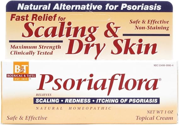 Psoriaflora Psoriasis Cream 1 Oz., Triple (3) Pack, by Boericke & Tafel