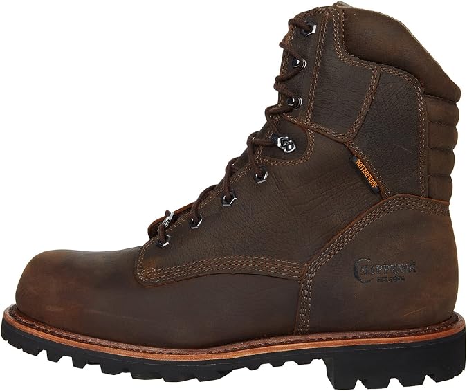 Chippewa Men's Bolville Fossil Work Boot Nano Composite Toe Brown 13 EE US