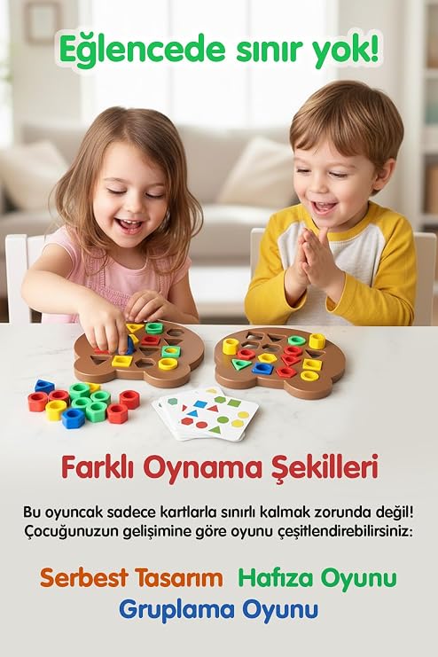 Eğitici Şekil oyuncağı Ayı Geometrik Şekil parça yerleştirmeli zeka Oyuncak
