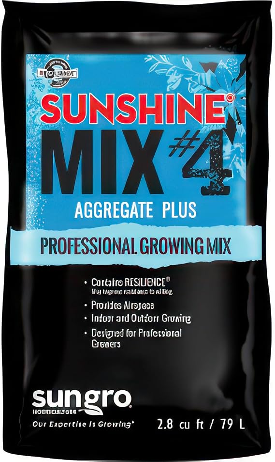 Sun GRO Horticulture 1341CFL0028P Sunshine #4 with RSI 2.8 cu ft Container