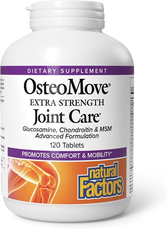 Natural Factors OsteoMove Extra Strength Joint Care for Mobility*, 120 Tabs