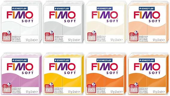 FIMO Soft & Effect Polymer Oven Modelling Clay - 57g - Set of 8 - The Easter Bunny Collection