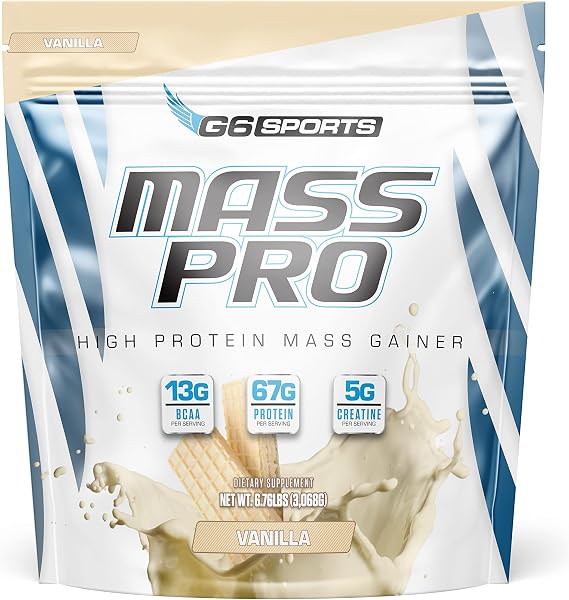 G6 Mass Pro High Protein Gainer (Vanilla)