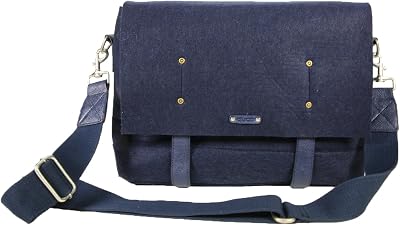 Destroyer Laptop Messenger Bag, Navy