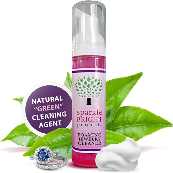 Sparkle Bright Products Jewelry Cleaner Solution - 2.5oz Foaming Cleaner