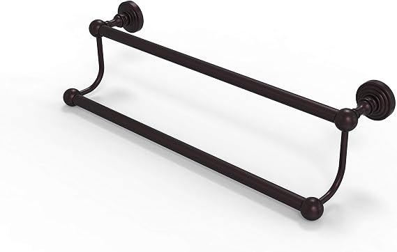 Allied Brass WP-72/24-ABZ Waverly Place Collection 24 Inch Double Towel Bar, Antique Bronze