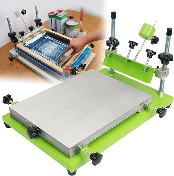Flatbed Manual Screen Printing Table, Screen Printing Machine, Maximum Screen Thickness 40mm, 53 X 47.5 X 32 cm Screen Printing Machine