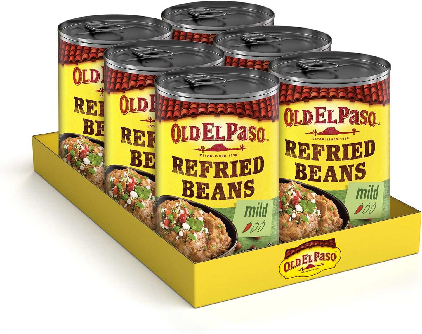 Old El Paso Refried Beans 435g Pack of 6