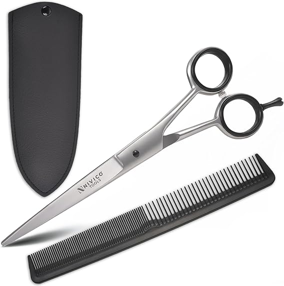 Super Cut Barber Scissor - Professional Hairdressing Scissors, Premium Stainless Steel Hair Cutting Shears with Precision Adjustment Dial - Ergonomic Salon-Grade Shears for Men & Women