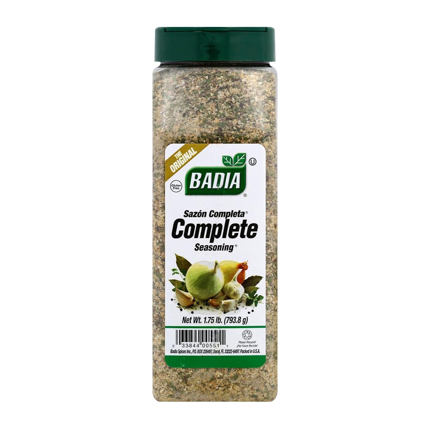 1.75 lb Bottle Complete Seasoning for Meat Poultry Spices  Sazon Completa Kosher