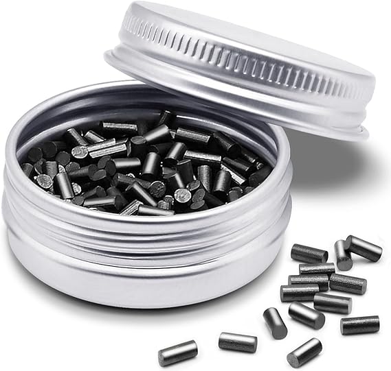 200 Pcs Lighter Flints Universal Lighter Replacement Flint Refills, Premium Black Flint Stone Packaged in Aluminum Boxes,Compatible with Most Lighters