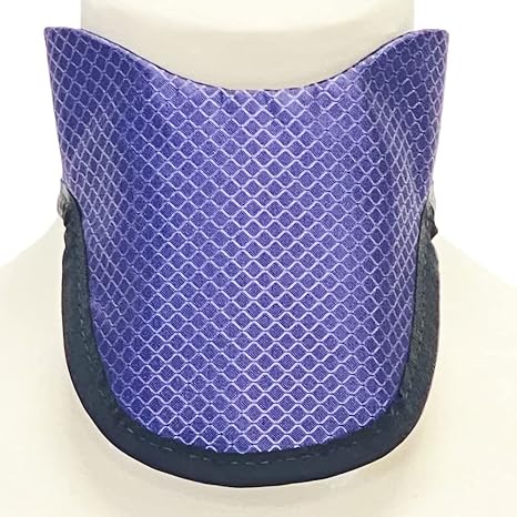 SS3B Lead Thyroid Shield Soft 3/4 Buckle Back (Diamond Purple)