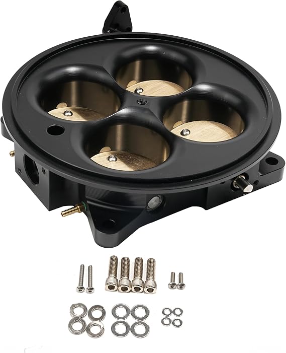 Billet 2200 CFM 4500 Throttle Body 4 Barrel (Black)