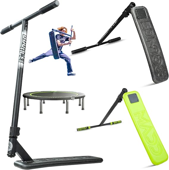 Madd Gear Bounce Trampoline Pro Scooter for Tricks Real Headtube, Pro T-Bar, Foam Deck Indoor & Outdoor Stunt Practice