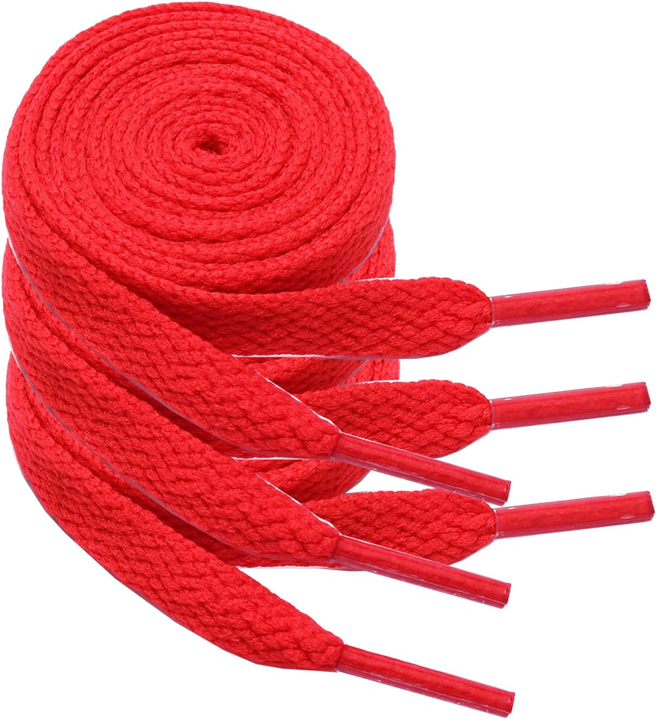 Kotii 3 Pair Flat Shoe Laces for Sneakers Colorful Shoelaces for Athletic Running Boot Board Shoes Strings Kids Adults