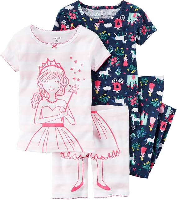 Carter's Girls' 4 Pc Cotton 391g095