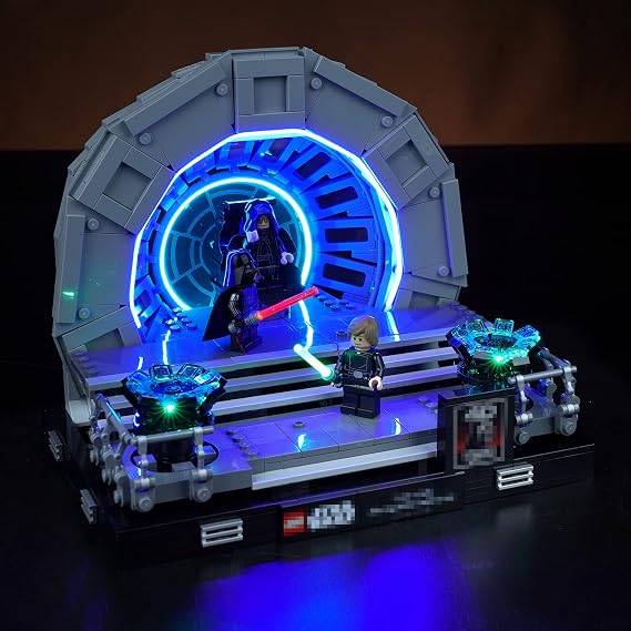 VONADO Light Kit Compatible with Lego Emperor's Throne Room Diorama 75352, DIY Lighting for Lego Sets, Birthday Gift