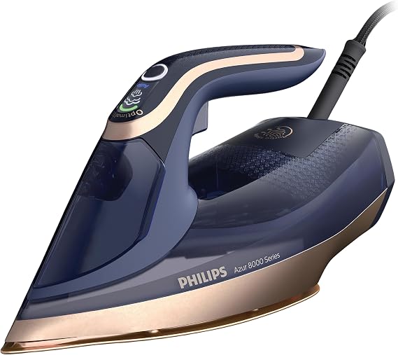 Philips Azur 8000 Series Steam Iron, 3000W, 260g Boost, No Burns
